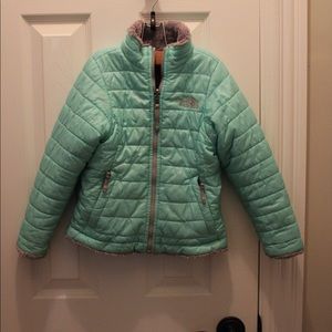 The North Face reversible puffer/fleece jacket